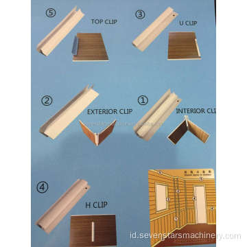 Garis Mesin Panel Panel Papan PVC